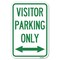 Signmission Visitor Parking Sign Visitor Parking Onl Heavy-Gauge Aluminum Sign, 12" x 18", A-1218-22725 A-1218-22725 - alternate 1